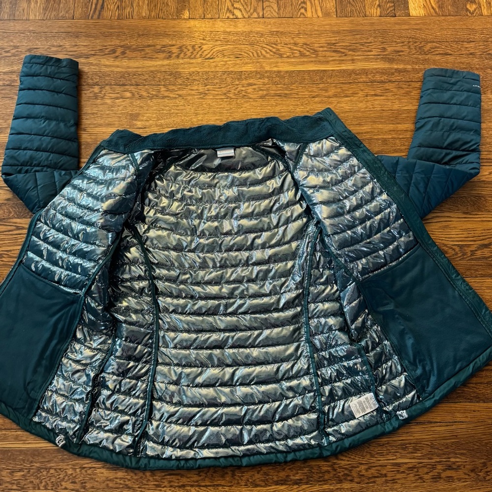 Columbia Womens Powder Lite Dark Seas Omni Heat Jacket Size XXL (LIKE NEW) - Picture 8 of 10